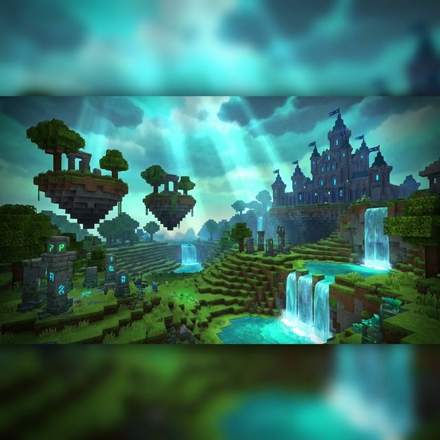 Hytale fantasy landscape